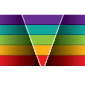Vector sales funnel Stock Illustration