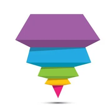 Vector sales funnel イラスト素材