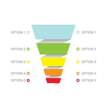Vector sales funnel イラスト素材