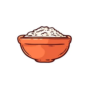 Vector salt mineral ceramic pot sketch icon Stock Illustration
