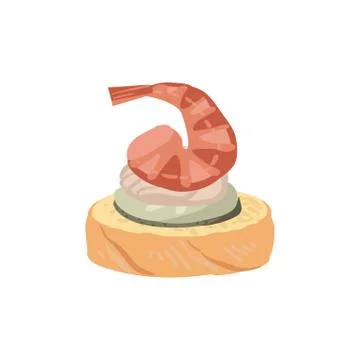 Vector sandwich isolated Stock Illustration