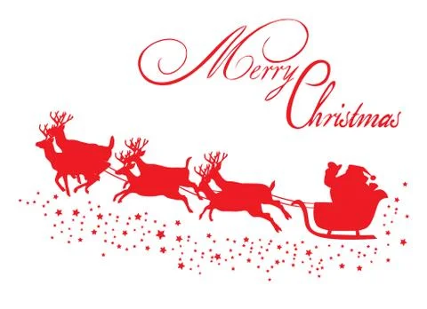 Vector Santa Claus Illustrazione stock