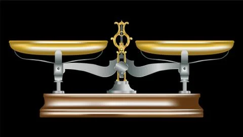 Vector scales Stock Illustration