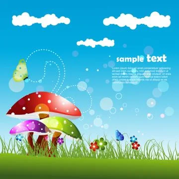 Vector scenery Stock Illustration