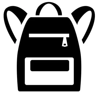 Vector School Backpack Stock Illustration