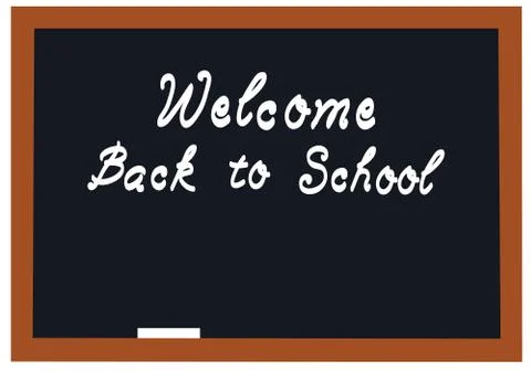 Vector School Blackboard Stock Illustration