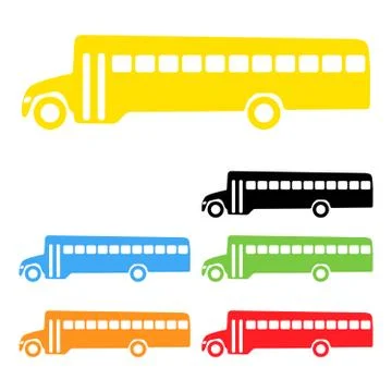 Vector school bus Stock Illustration