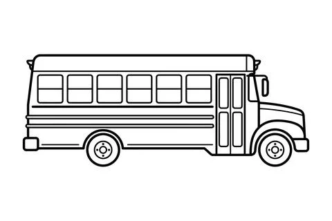 Vector of School bus illustration vector design Stock Illustration