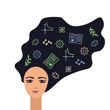 Vector science illustration Stock Illustration