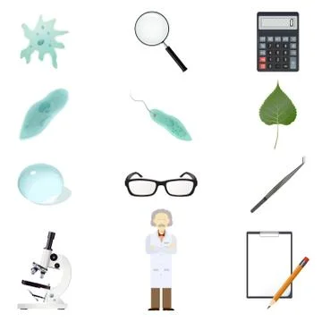 Vector Sciense icons Stock Illustration