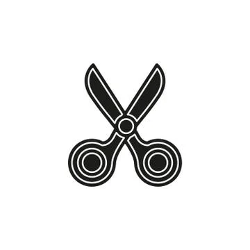 Vector scissor illustration isolated Stock Illustration