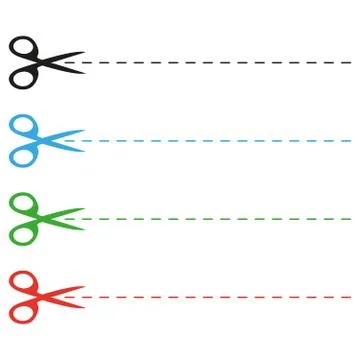Vector scissors icon Stock Illustration