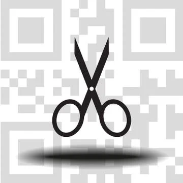 Vector scissors icon Stock Illustration