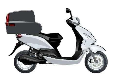 Vector scooter mock-up Stock Illustration