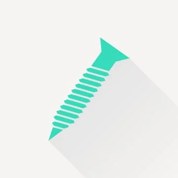 Vector screw icon Stock Illustration