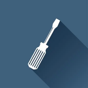 Vector screwdriver icon Stock Illustration