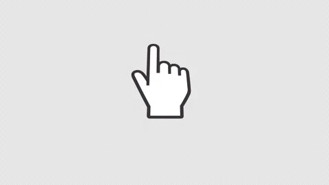 Vector Scroll Up Gesture Animation with Transparent Background Stock Footage 342774902