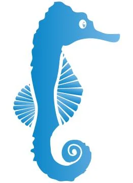 Vector Seahorse Stock Illustration