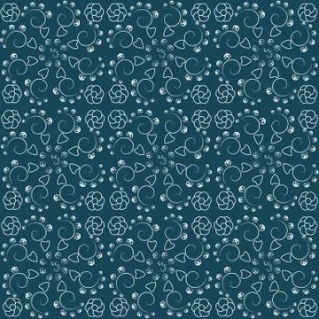 Vector seamless abstract background pattern design Stock Illustration