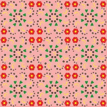 Vector seamless abstract background pattern design Stock Illustration