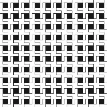 Vector seamless abstract color background with squares and lines for packagin Stock Illustration