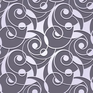 Vector seamless abstract e pattern Stock Illustration