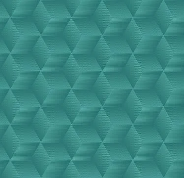 Vector seamless abstract geometric background. Optical art. Engraving style.  库存插图