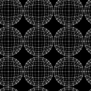 Vector seamless abstract geometric pattern. Repeating Mesh polygonal backgrou Stock Illustration