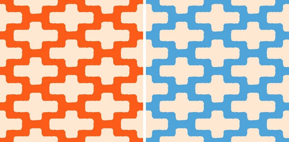 Vector seamless abstract geometric pattern. Geometric seamless ornament. Stock Illustration