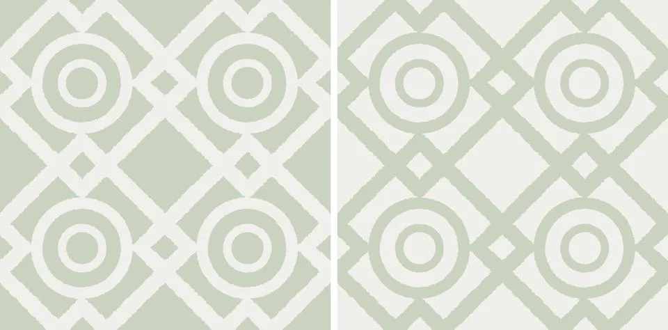 Vector seamless abstract geometric pattern in trendy 2026 colors. Geometric.. Stock Illustration