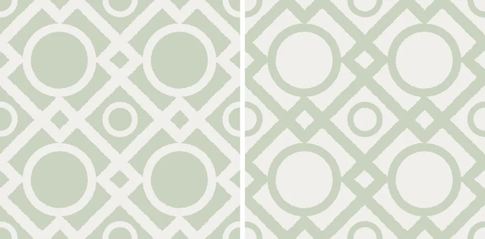 Vector seamless abstract geometric pattern in trendy 2026 colors. Geometric.. Stock Illustration