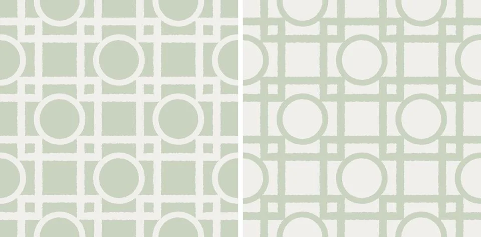 Vector seamless abstract geometric pattern in trendy 2026 colors. Geometric.. Stock Illustration