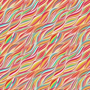 Vector seamless abstract hand-drawn pattern Stock Illustration