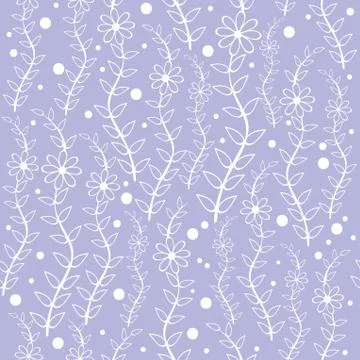 Vector seamless abstract hand-drawn pattern Stock Illustration