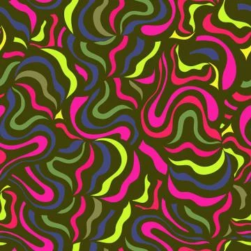 Vector seamless abstract hand-drawn pattern design イラスト素材