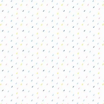 Vector seamless abstract pattern with drops. Design for wrapping, printing, c Stock Illustration