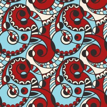 Vector seamless abstract  pattern Stock Illustration