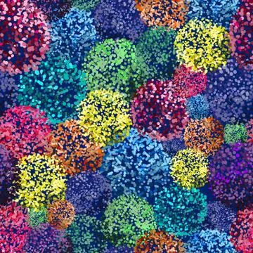 Vector seamless abstract pattern Stock Illustration