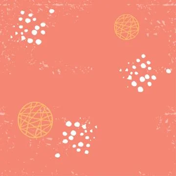 Vector seamless abstract pattern living coral Stock Illustration