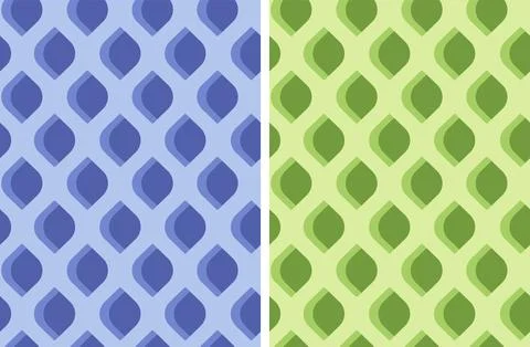 Vector seamless abstract pattern with metallic mesh. Retro seamless pattern.. Stock Illustration