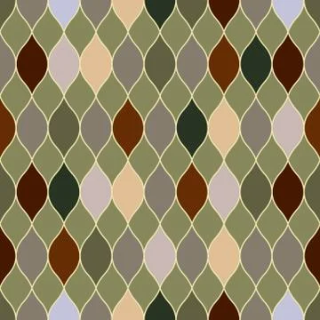 Vector seamless abstract pattern. Template for design Illustrazione stock