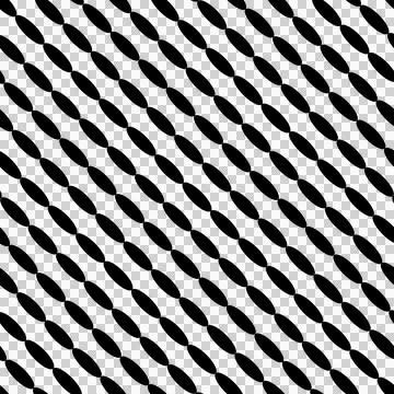 Vector seamless abstract texture, geometric pattern of diagonal rows of bla.. Stock Illustration