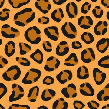 Vector of seamless animal print pattern Stock Illustration