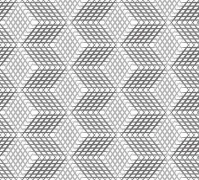 Vector seamless art building striped square design Illustrazione stock