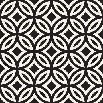 Vector seamless Asian pattern. Repeating geometric abstract elements. Stylish Illustrazione stock