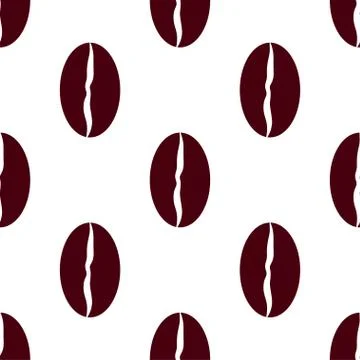 Vector seamless background with coffee beans 스톡 일러스트
