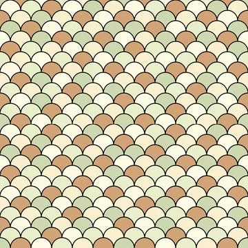 Vector seamless background with fish scales. Natural abstract pattern. Graphi Illustrazione stock