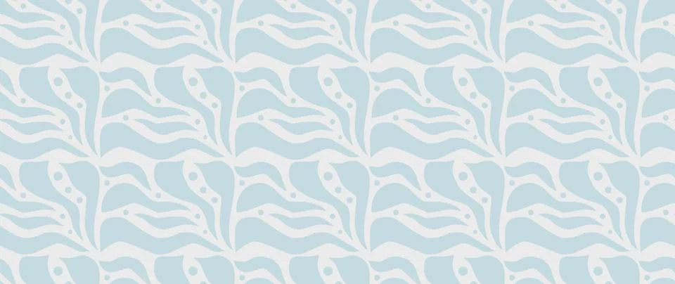 Vector seamless background. Minimalistic abstract wavy pattern with circles 库存插图