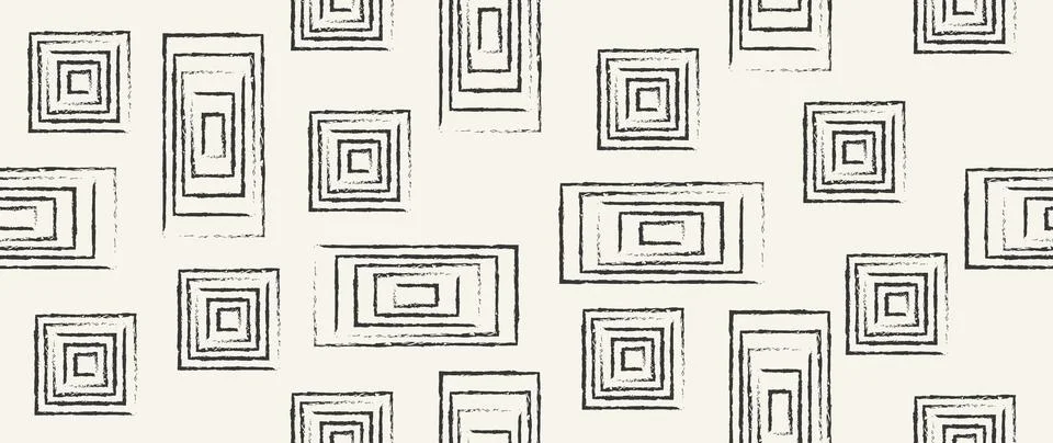 Vector seamless background. Minimalistic abstract pattern. Modern black print 库存插图