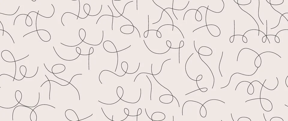 Vector seamless background. Minimalistic abstract pattern. Modern black pri.. Stock Illustration